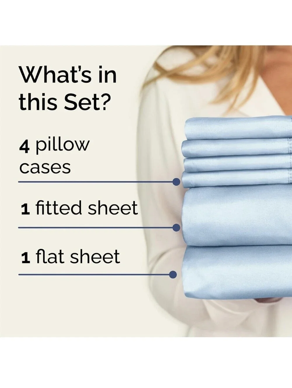 King Bed Sheets in Baby Blue